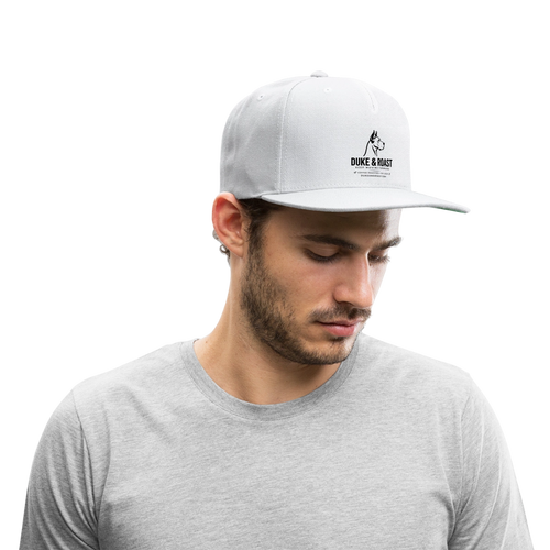 Snapback Baseball Cap - white