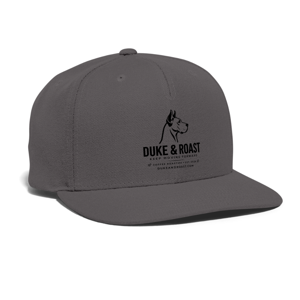 Snapback Baseball Cap - dark grey