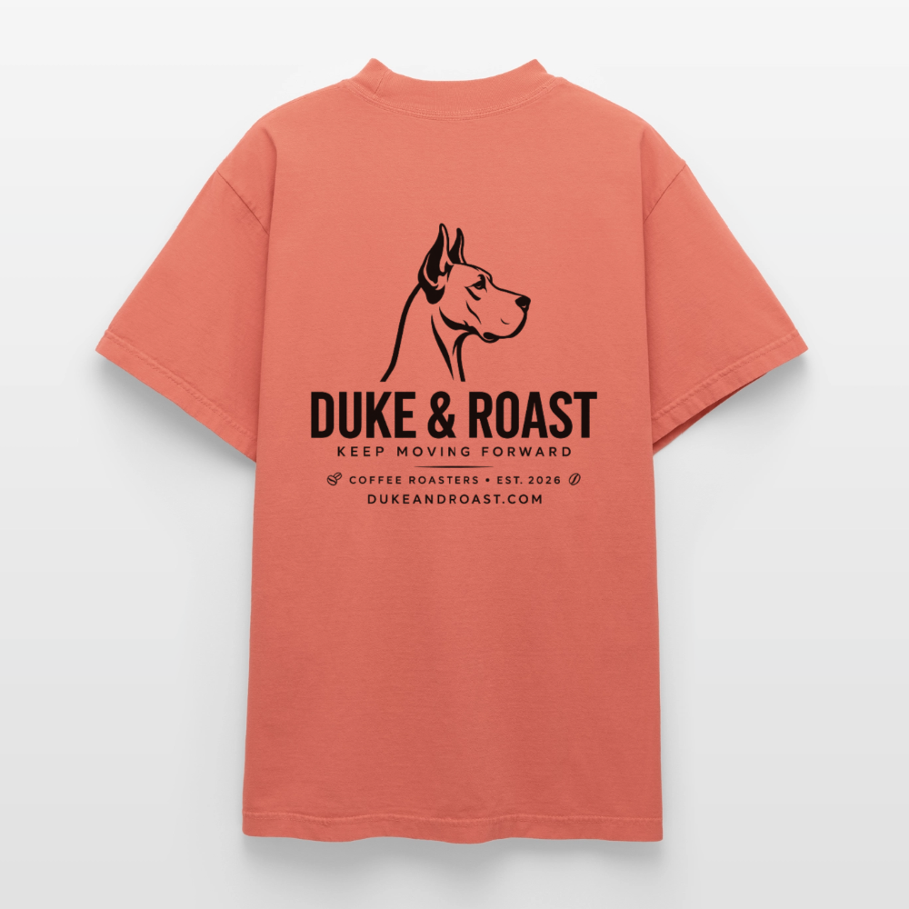Unisex Garment Dyed T-Shirt - peach