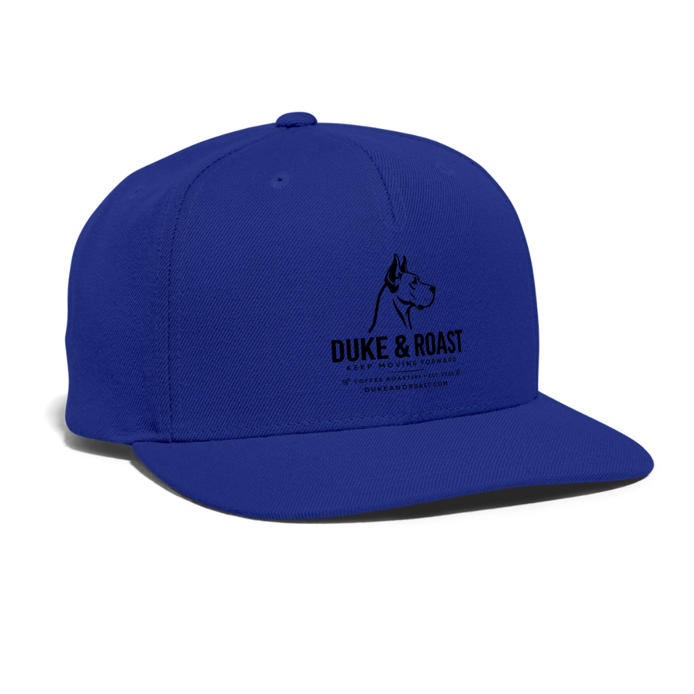 Snapback Baseball Cap - royal blue