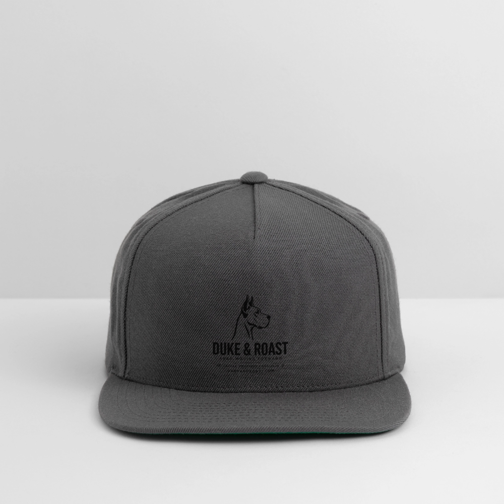 Snapback Baseball Cap - dark grey
