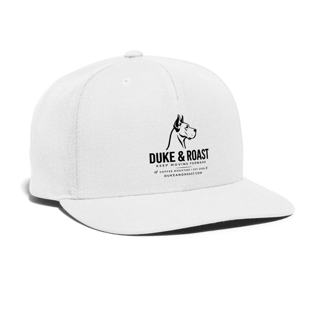Snapback Baseball Cap - white