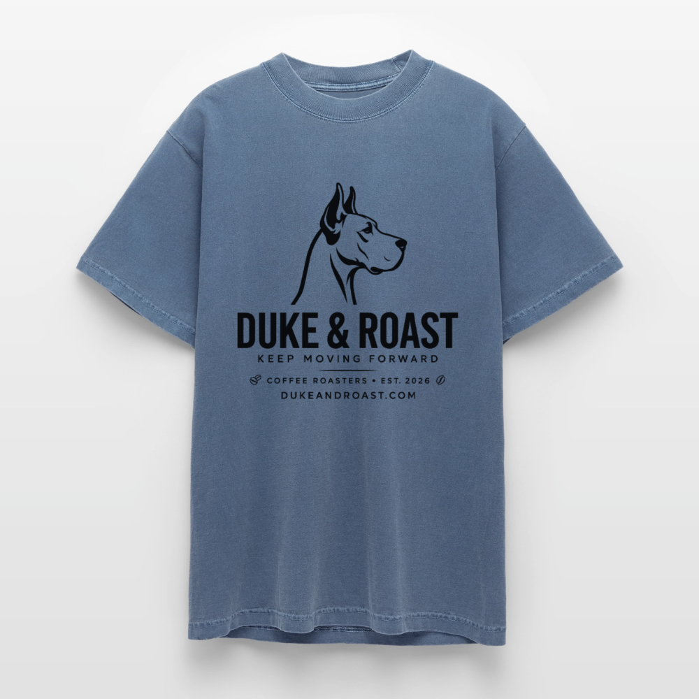 Unisex Garment Dyed T-Shirt - denim